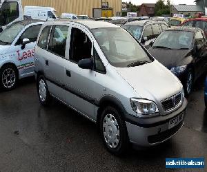 2003 VAUXHALL ZAFIRA 1.8 16V CLUB AUTO SILVER**NO RESERVE**