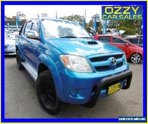 2006 Toyota Hilux KUN26R SR5 (4x4) Blue Manual 5sp M Dual Cab Pick-up
