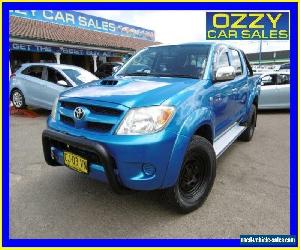 2006 Toyota Hilux KUN26R SR5 (4x4) Blue Manual 5sp M Dual Cab Pick-up