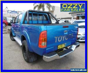 2006 Toyota Hilux KUN26R SR5 (4x4) Blue Manual 5sp M Dual Cab Pick-up