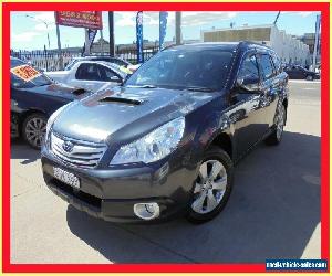 2010 Subaru Outback B5A MY10 2.0D Grey Manual 6sp M Wagon