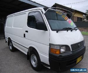2000 Toyota Hiace LH103R White Manual 5sp M Van