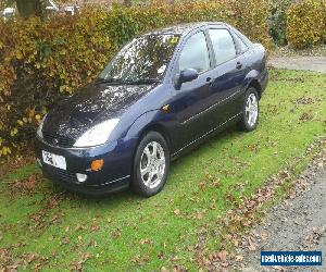 2001 FORD FOCUS GHIA SALOON  BLUE 1.6 6MTHS MOT