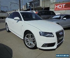 2011 Audi A4 B8 8K MY12 White Automatic A Sedan