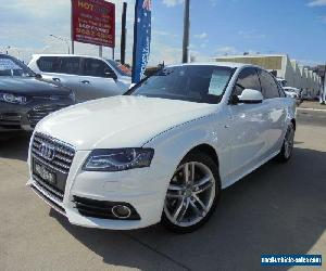 2011 Audi A4 B8 8K MY12 White Automatic A Sedan