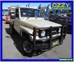1985 Toyota Landcruiser HJ75RP (4x4) Beige Manual 5sp M Cab Chassis for Sale