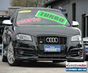 2011 Audi S3 8P Sportback Black Automatic 6sp A Hatchback