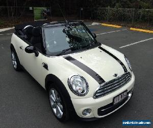 2014 Mini Cooper R57 MY14 Cabrio Pepper White Automatic 6sp A Convertible