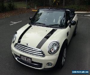 2014 Mini Cooper R57 MY14 Cabrio Pepper White Automatic 6sp A Convertible