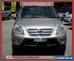 2006 Honda CR-V 2005 Upgrade (4x4) Sport Gold Automatic 5sp A Wagon