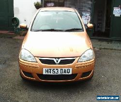 2003 VAUXHALL CORSA DESIGN 16V GOLD for Sale