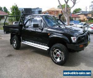 2002 Toyota Hilux LN172R (4x4) Black Manual 5sp M Extracab