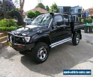 2002 Toyota Hilux LN172R (4x4) Black Manual 5sp M Extracab