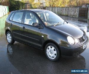 2005 VOLKSWAGEN POLO E BLACK 1.2 petrol 5 door full history