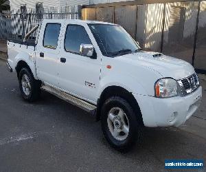 2010 NISSAN NAVARA D22 DUAL CAB 4X4 ST-R 2.5L TURBO DIESEL M LIGHT DAMAGE DRIVES