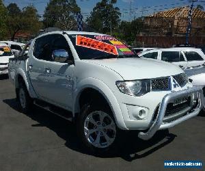 2010 Mitsubishi Triton MN MY11 GLX-R (4x4) White Automatic 5sp A for Sale