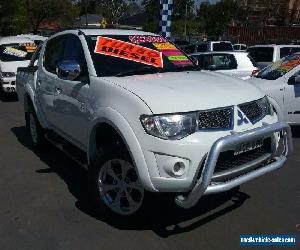 2010 Mitsubishi Triton MN MY11 GLX-R (4x4) White Automatic 5sp A