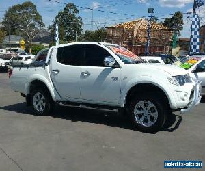 2010 Mitsubishi Triton MN MY11 GLX-R (4x4) White Automatic 5sp A