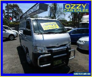 2010 Toyota Hiace KDH201R MY07 Upgrade LWB Silver Manual 5sp M Van