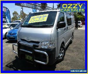 2010 Toyota Hiace KDH201R MY07 Upgrade LWB Silver Manual 5sp M Van