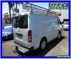 2010 Toyota Hiace KDH201R MY07 Upgrade LWB Silver Manual 5sp M Van