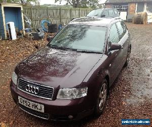 2002 AUDI A4 AVANT 2.5 TDI QUATTRO SPORT RED