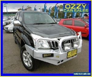 2003 Toyota Landcruiser Prado KZJ120R GXL (4x4) Black Manual 5sp M Wagon