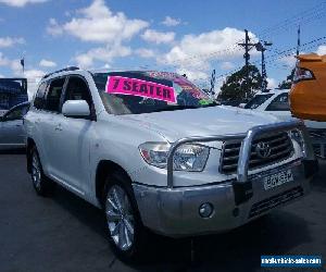 2010 Toyota Kluger GSU45R MY11 Upgrade Altitude (4x4) 7 Seat White Pearl 5sp A