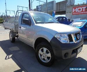 2008 Nissan Navara D40 RX Silver Manual 6sp M 2D Cab Chassis for Sale