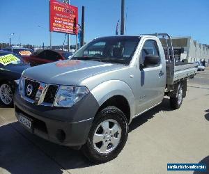 2008 Nissan Navara D40 RX Silver Manual 6sp M 2D Cab Chassis