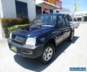 2005 Mitsubishi Triton MK MY05 GLX Blue Manual 5sp M Utility