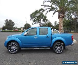 2007 Nissan Navara D40 ST-X Blue Manual 6sp M Utility