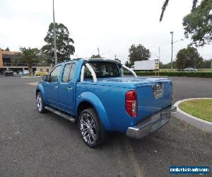 2007 Nissan Navara D40 ST-X Blue Manual 6sp M Utility