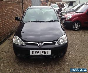 2001 VAUXHALL CORSA SXI 16V BLACK