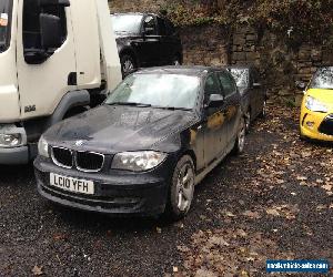 2010 BMW 118D SPORT BLACK NON RUNNER SPARES OR REPAIR for Sale