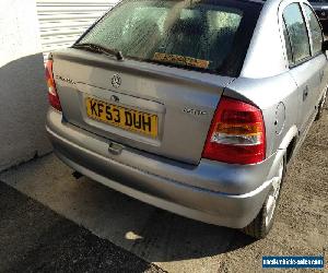 2003 VAUXHALL ASTRA 16V ELEGANCE SILVER (SPARES OR REPAIRS) 