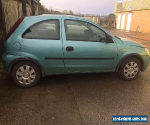 2004 VAUXHALL CORSA LIFE 16V TURQUOISE