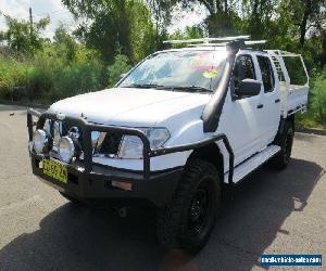 2010 Nissan Navara D40 RX White Manual 6sp M 4D UTILITY