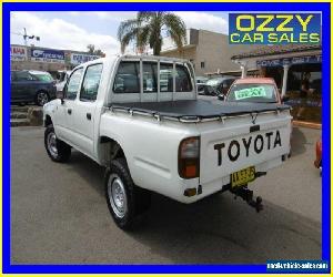 2003 Toyota Hilux LN167R (4x4) White Manual 5sp M Dual Cab Pick-up