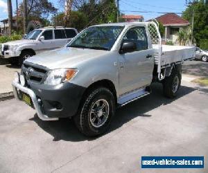 2006 Toyota Hilux GGN25R 06 Upgrade SR (4x4) White Manual 5sp M Cab Chassis