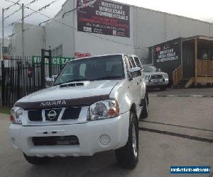 2010 Nissan Navara D22 MY08 ST-R (4x4) White Manual 5sp M Dual Cab Pick-up