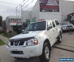 2010 Nissan Navara D22 MY08 ST-R (4x4) White Manual 5sp M Dual Cab Pick-up