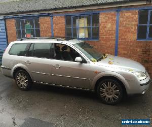 2003/03 FORD MONDEO 2.0 GHIA X SILVER, LEATHER, MANUAL