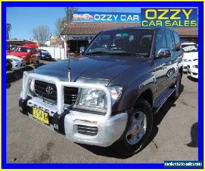 2001 Toyota Landcruiser HDJ100R GXL (4x4) Grey Manual 5sp M Wagon