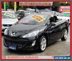 2009 Peugeot 308 CC Black Automatic 6sp A Cabriolet for Sale