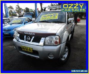 2006 Nissan Navara D22 ST-R (4x4) Silver Manual 5sp M Dual Cab Pick-up