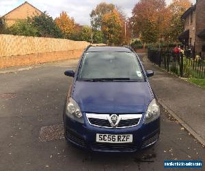 2007 VAUXHALL ZAFIRA LIFE BLUE