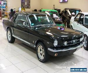 1965 Ford Mustang 289V8 Black Manual M Coupe