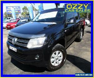 2012 Volkswagen Amarok 2H MY12 TDI400 Trendline (4x4) Black Manual 6sp M