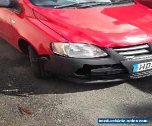 RED VOLKSWAGEN FOX 1.2 LTR 3 DOOR 57 PLATE - PARTS/SALVAGE